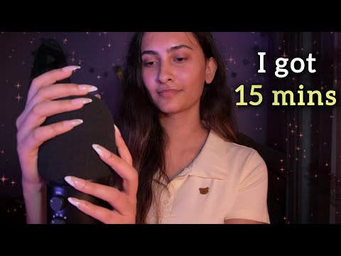 ASMR Foam Mic Scratching & Tapping (NO MID-ROLL ADS ASMR)