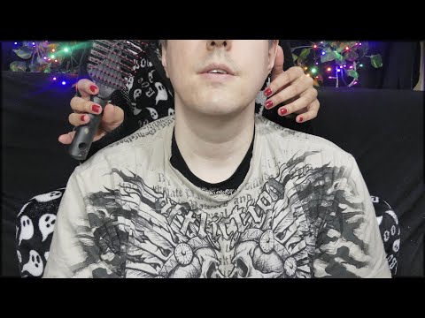 ASMR Hair Brushing and Shoulder Massage💆