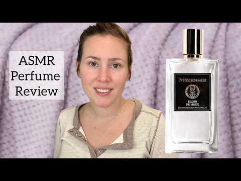 (ASMR) Perfume Review - Mizensir Elixir de Musc  - Glass Tapping & Whispering