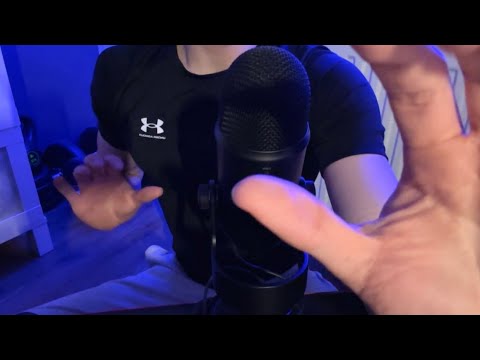 ASMR Tickling Your Brain ~hand movements, male asmr