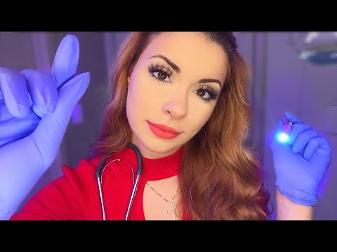 ASMR Cranial Nerve Exam for VERTIGO Medical Roleplay 👩‍⚕️ Eye Exam Light, Neuro, Ear Hearing Test