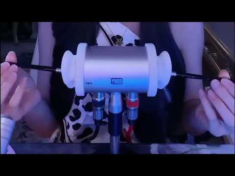 Tingly Ear Cleaning ASMR with Goose Feather, Powder Puff & Soft Brushing Sounds / 1Hr (No Talking)