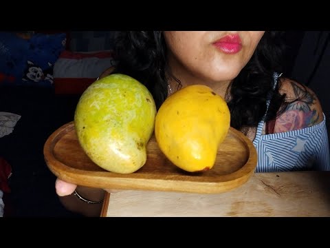 ASMR con mangos  maduros!! 😋