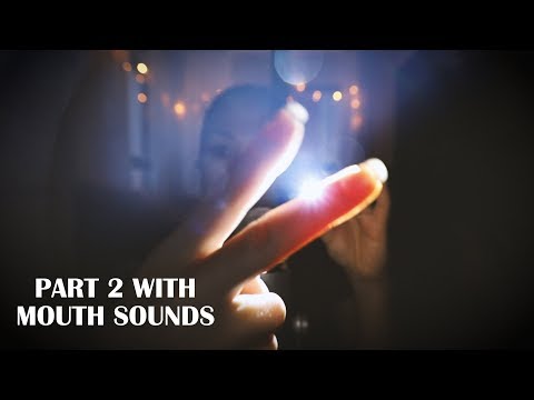 Inaudible & Visual triggers 💋✨ ASMR • Light tracing • Hand movements