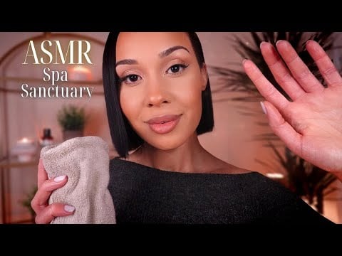ASMR Spa Sanctuary | Deep Massage, Hair Brushing & Facial Care | Slow Touch & Deep Relaxation