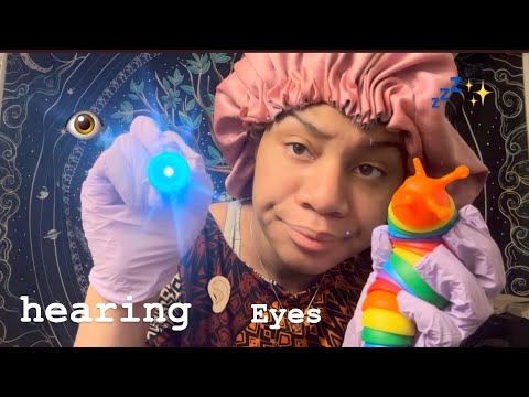 ASMR - Hearing & Eye Test (Kaylen)