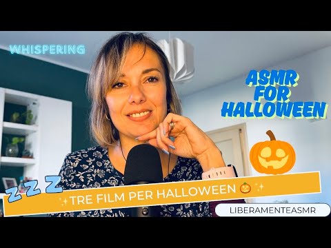Asmr ita Whispering ✨Tre film da guardare ad Halloween 🎃✨