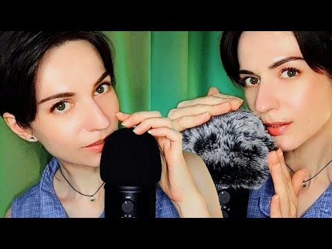 АСМР 💚 Близкий шёпот с ушка на ушко на разные ветрозащиты и БЕЗ🎙Ты точно найдёшь любимый звук 💙 ASMR