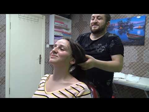 ASMR MASSAGE TURKISH BARBER=NECK,EAR CRACK=FEMALE head,back,arm,face,ear,wire massage=SLEEP MASSAGE