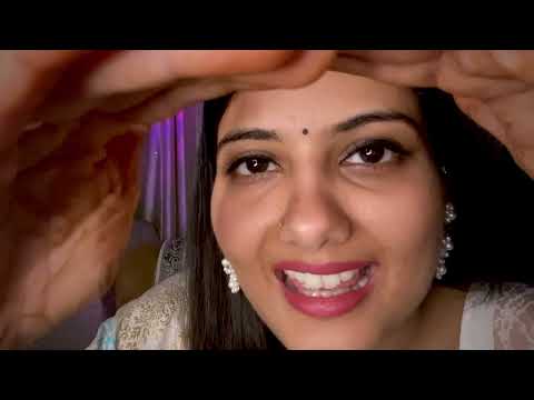 Hindi ASMR Sleep-plucking negativity| Bestie Roleplay| Cutting Negative Cords| pampering face #asmr