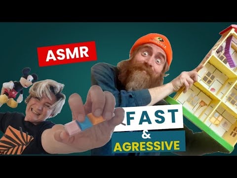 ASMR Fast  Aggressive Super Lofi  Random Triggers | Collab with @ComeToRestASMR