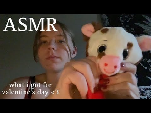 ASMR valentines day haul 🫶 (lo-fi)