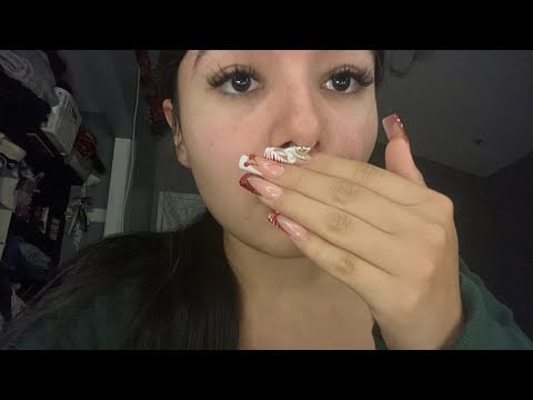 ASMR spit painting and talking to you