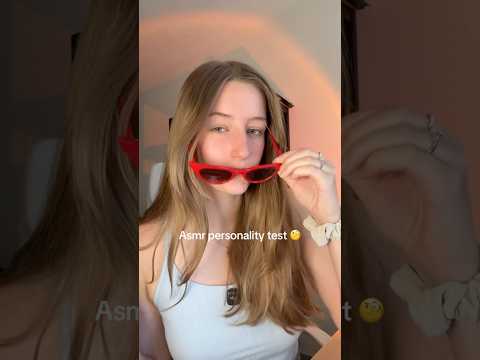 Personality test 💅#asmr #asmrsounds #triggersforsleep #asmrvideos #tingles #fastasmr