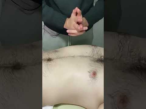 RELAXING CHEST AND ABDOMINAL MASSAGE #massage #satisfying #relaxing #asmr #shorts