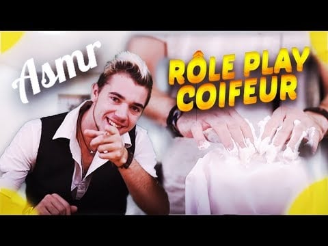 👏 ASMR : Rôle Play Coiffeur, ( mousse, rasage, coiffure ) 👏