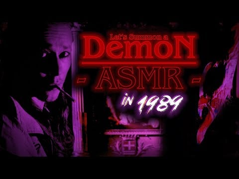 Let's Summon a Demon ASMR | Retro 80s Roleplay (Saturnalia)