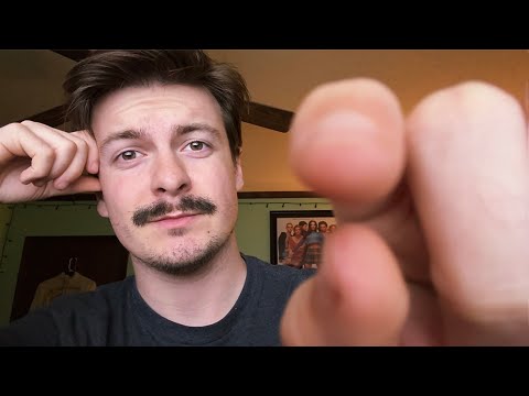 [LOFI ASMR] Slow Up Close Finger Tracing with Ramble | Visual ASMR Triggers | RV
