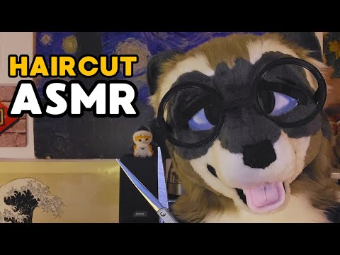 [Furry ASMR] Giving You a Questionable Haircut ✂ | Fursuit Tingles | Scissor Sounds, Whispering...