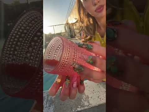 real or fake? asmr game #asmr #lofiasmr #poolasmr #relaxandplay #asmrgame #relax #publicasmr
