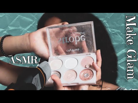 ASMR, fazendo Make Glam em você - melhorando sua ansiedade (Carolina Ramos).