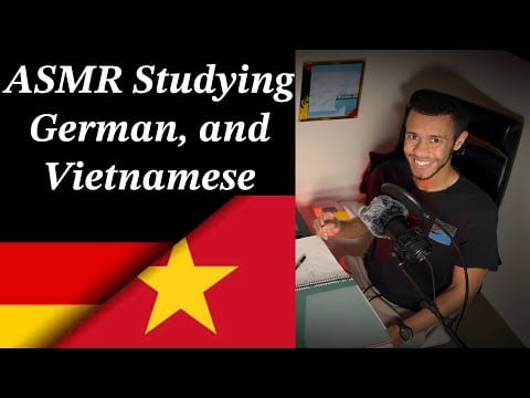 ASMR Study With Me! (German and Vietnamese)