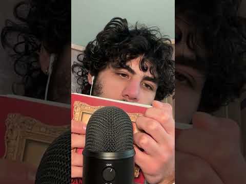 ASMR manga scratching #triggersforsleep #tapping #manga