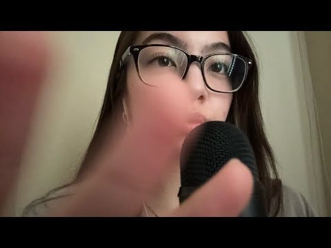 ASMR - cupped whispers, mouth sounds, & hand movements