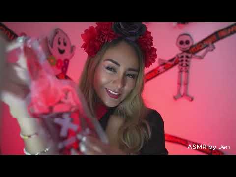 Asmr Probando Dulces de Halloween (Mouth Sounds) #asmrmukgbang | Asmr en Español