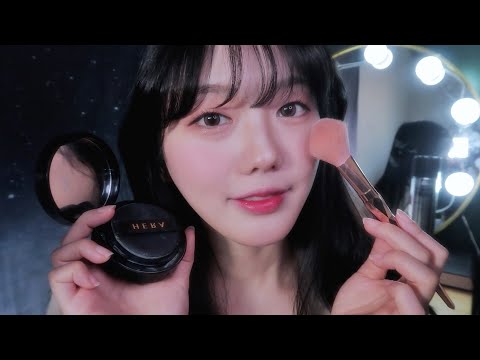 ASMR 囁きながら毎日メイクをする音💄ASMR Japanese Doing My Makeup 잠이오는 데일리 메이크업 Relaxing Whispers