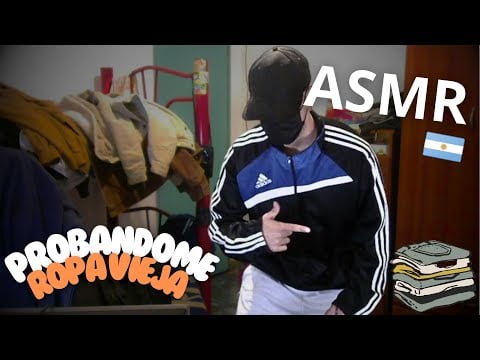 Probándome ropa vieja ASMR