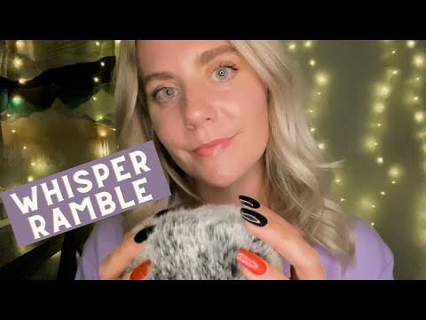 (ASMR) Whisper Ramble with Fluffy Mic Sounds (Christian Topics)