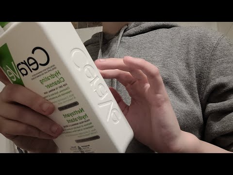 lofi asmr washing and moisturizing your face!