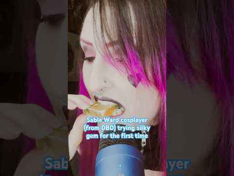 THE PRETTIEST CANDY pt6💕 #asmr #asmrvideos #gothgirl #asmrtingles #silkygem #asmrcandy #asmreating