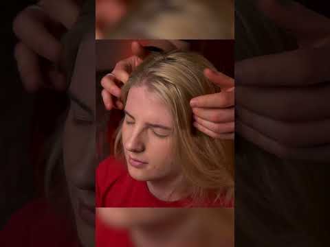 High Velocity Head Massage ASMR ⚠️🧠 #shorts