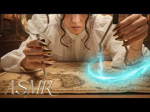 ASMR The Mapmaker Charts Your Destiny ✨ Dark Academia RP (paper sounds, writing, wax sealing)