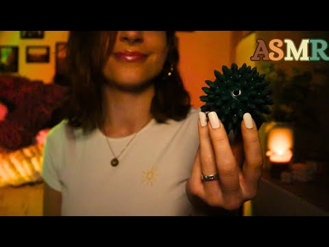 ASMR | Fast but Gentle Tapping and Scratching with Long Natural Nails