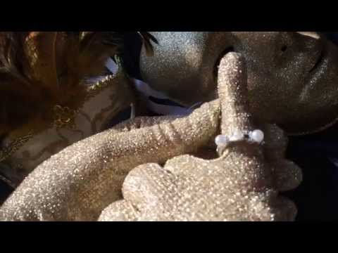 Masks and gold thread Gloves  [[ ASMR ]]
