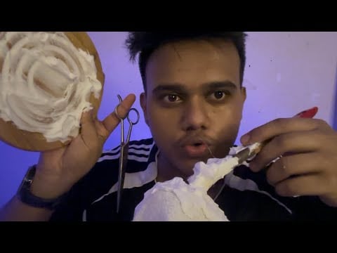 ASMR Fast & Aggressive HAIRCUT (New Background)