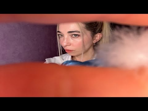ASMR Eye Check & Cleaning 👁️✨ | Visual Triggers, Tweezers & Mouth Sounds