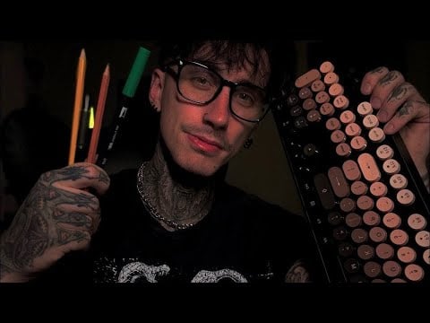 ASMR Keyboard Typing & Writing 
