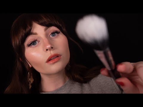 [ASMR] Personal Attention (4K)- Face Brushing, Measuring, Light Triggers etc.