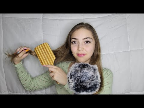 ASMR | Hair Brushing and Whispers