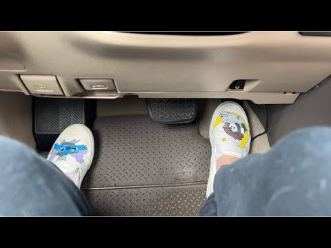 ASMR driving, car revving, brake pressing, gear shifting (Anonymous' Custom Video)