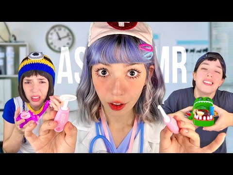 ASMR DOUTORA BRINQUEDOS SALVANDO OS BICHINHOS (episódio 2)  🧸🚑