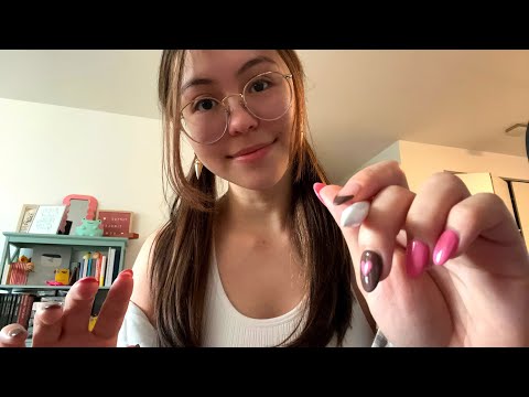 ASMR Face Fixing and Touching (Upclose Personal Attention)