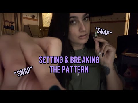 Fast Aggressive ASMR Setting & Breaking Patterns, Hand Sounds + Massage