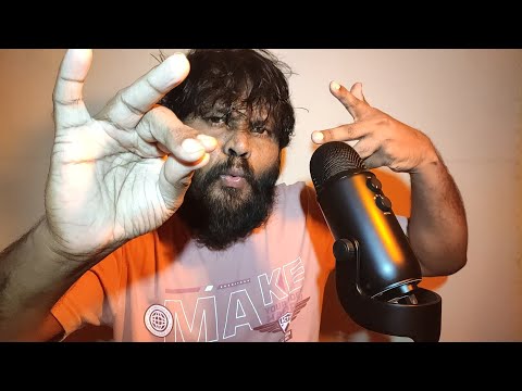 ASMR Plucking Negative Energy Mouth Sounds