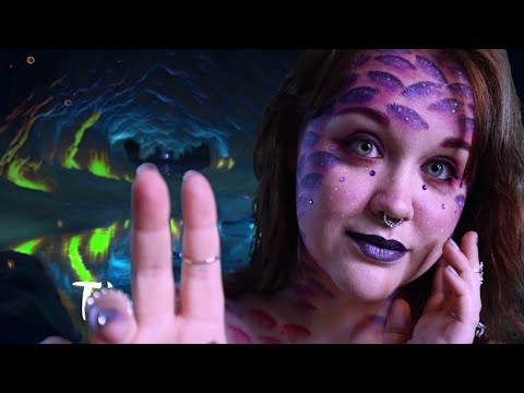 ASMR Mermaid Enchants You (No Talking, Hypnotic Hand Movements and Echoed Singing)