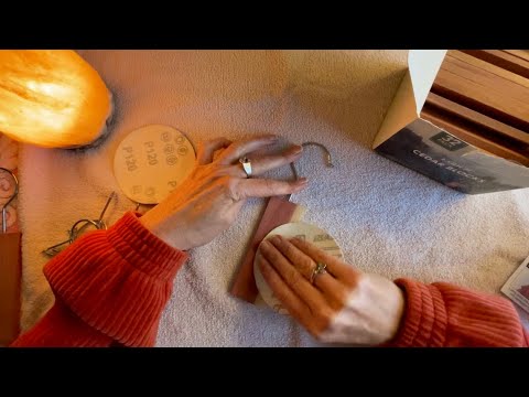 Sanding Cedar Blocks ~ ASMR Soft Spoken to Whisper